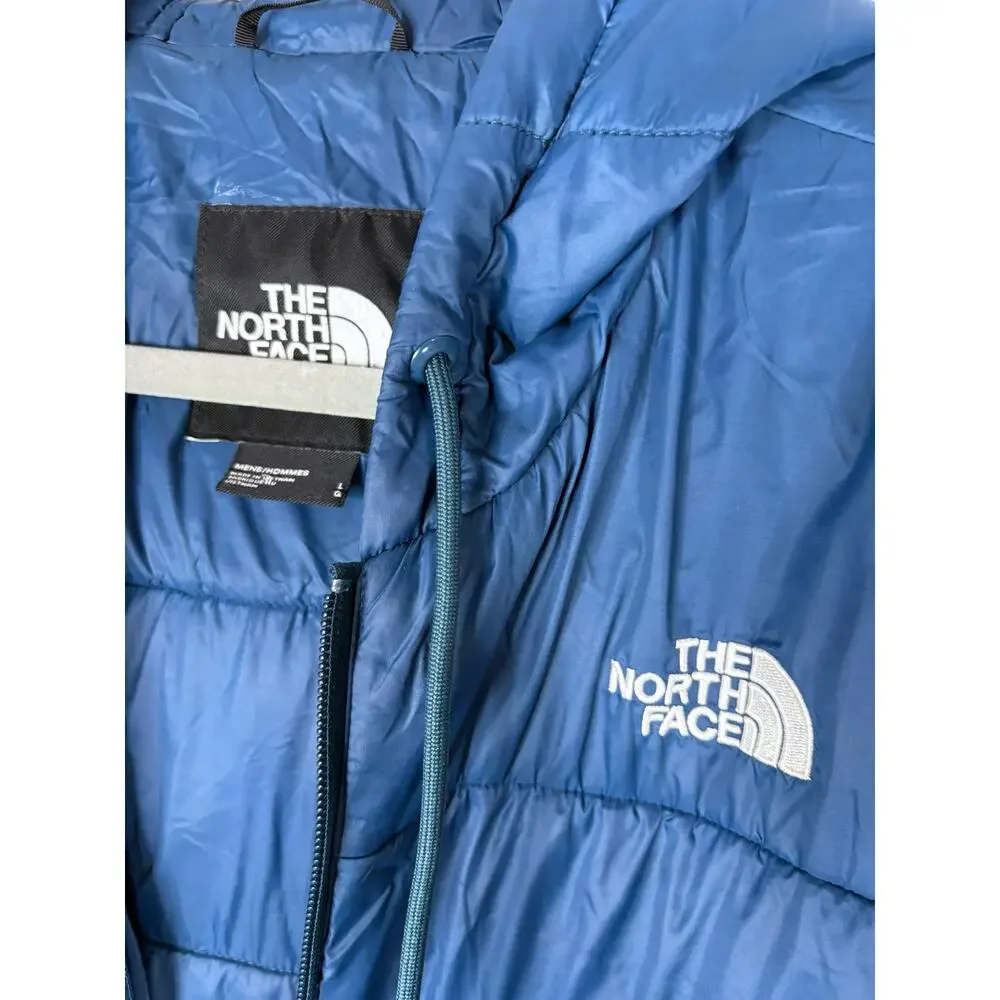 The North Face Mens Hooded Puffer Jacket Full Zip Outdoor Winter Gorpcore L